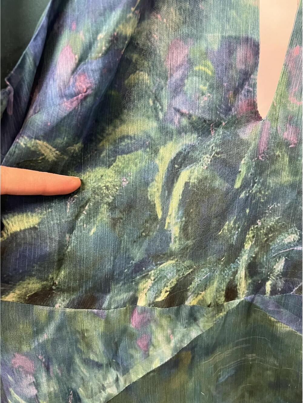 YELLOW THE LABEL Monet Dress in Irises new with flaw - Picture 9 of 9